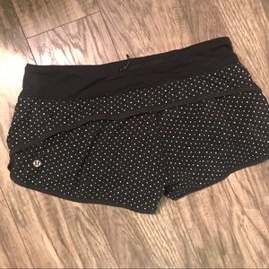 Lululemon speed shorts